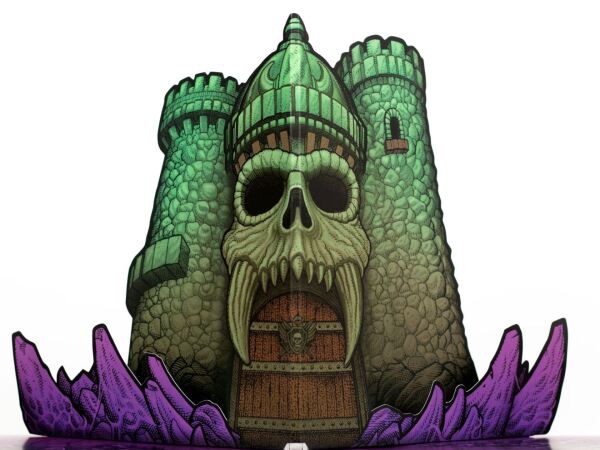 �ffnet man die H�lle, klappt sich das Pop-Up Castle Grayskull auf
