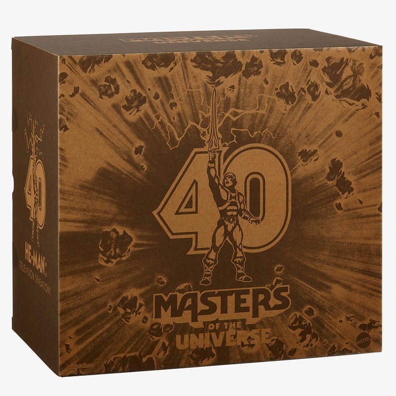 Mailer-Karton des "4 Decades of He-Man" Sets