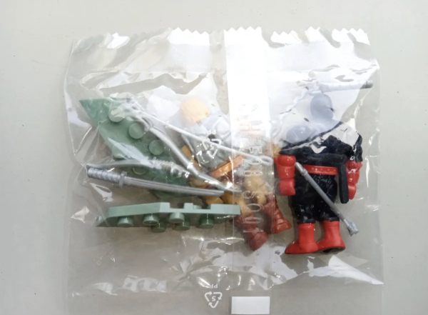 Darin befanden sich Ninjor so wie eine bisher noch nicht erschienenen Version von Battle Armor He-Man