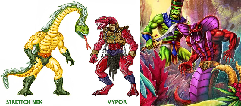 MotU Classics Designs und Origins Artworks von Axel Gimenez