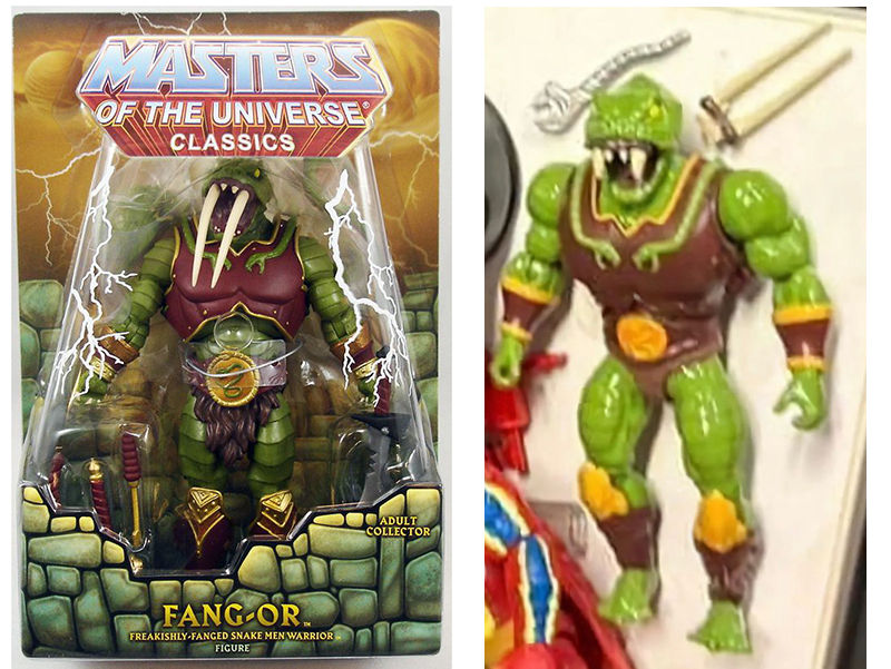 Links: MotU Classics Figur | Rechts: Angeblicher Origins-Prototyp