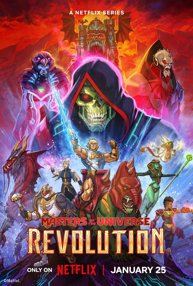 Das offizielle MotU Revolution-Poster von Nate Baertsch