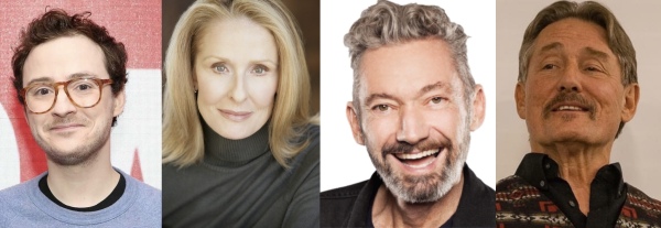 Von links: Griffin Newman, Melendy Britt, Cam Clarke und Anthony De Longis