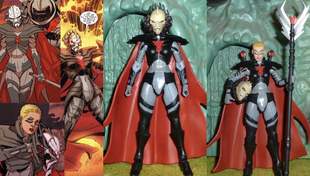 Despara in den DC Comics und als MotU Classics-Figur