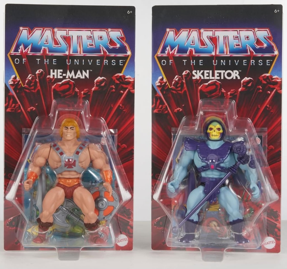 Entnommene Figuren auf Schiebeblisterkarte