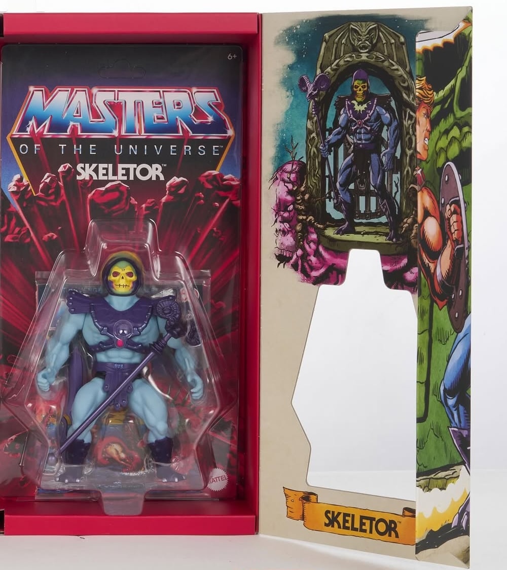 Geffnete Box rechte Seite mit Skeletor