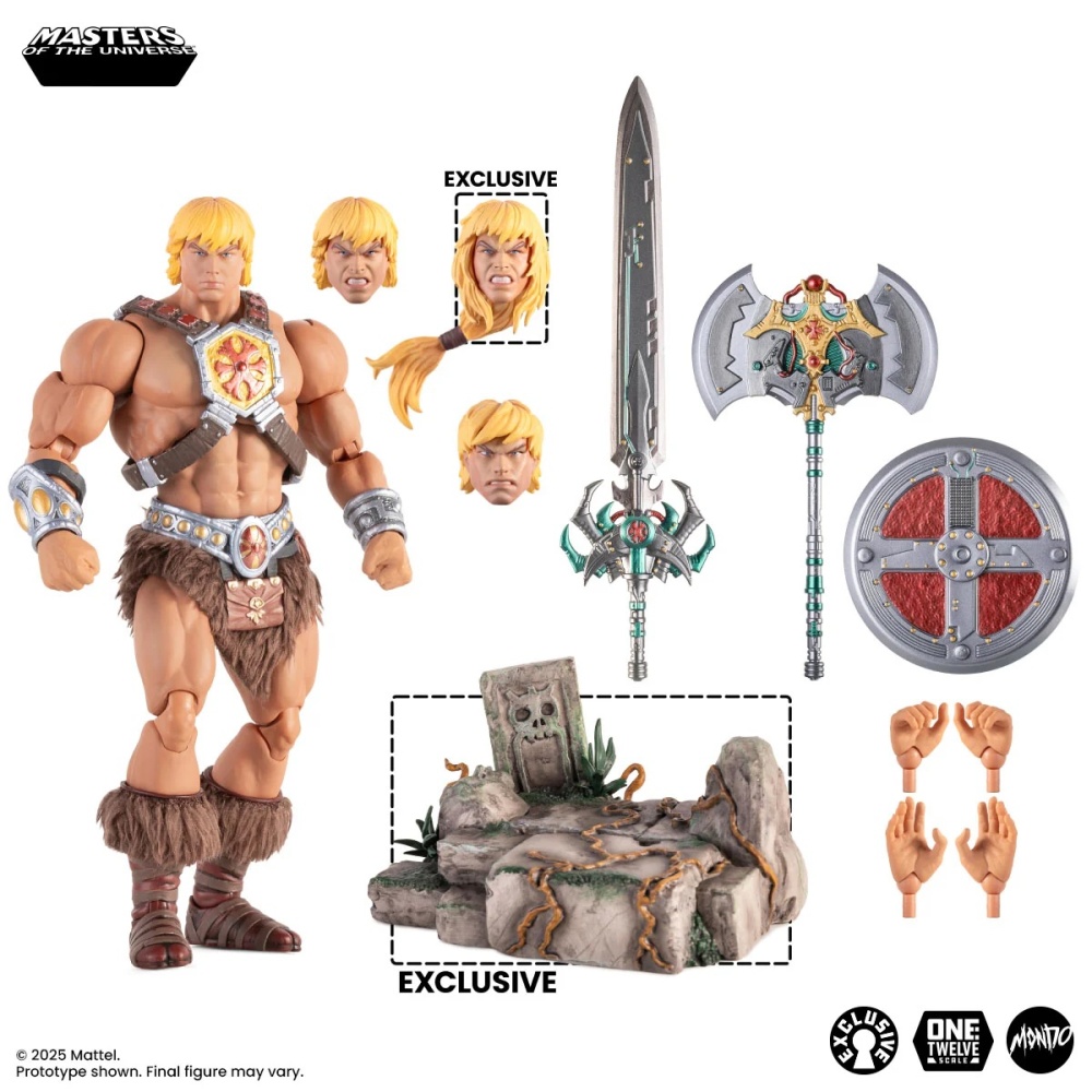 Zubeh�r�bersicht 200X He-Man Timed Edition