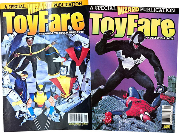 Die ersten beiden ToyFare-Specials von Wizard, 1996-1997