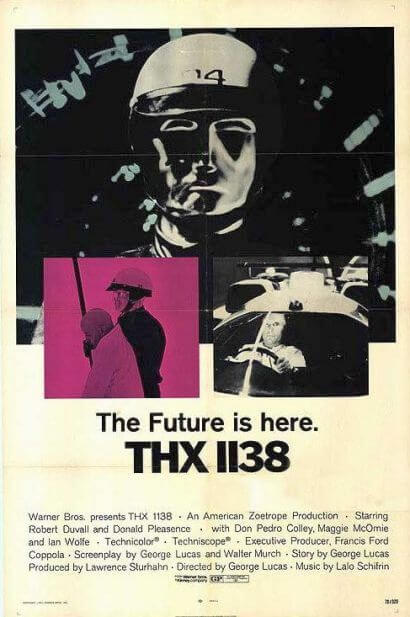 Original Filmplakat zu THX 1138