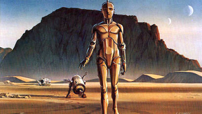 Artoo und Threepio - Frhes McQuarrie Gemlde