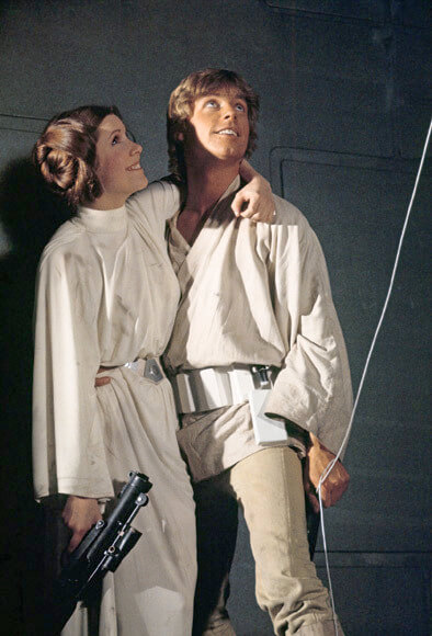 Carrie und Mark kurz vor dem eigenen Stunt
