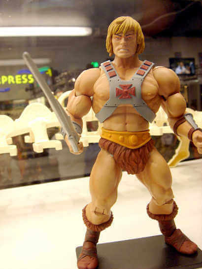 MotUC He-Man Prototyp, vorgestellt im vorigen Jahr.