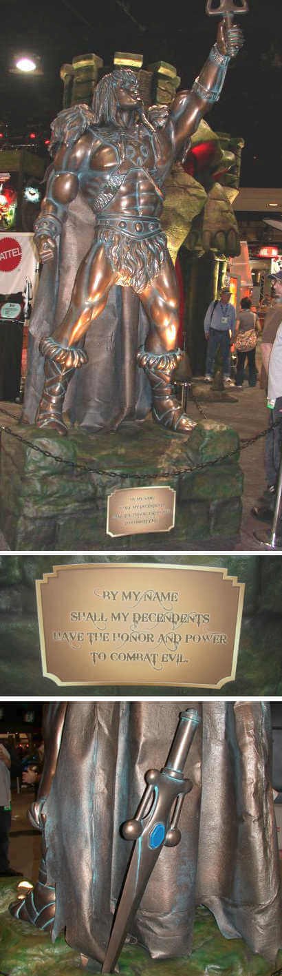 King Grayskull als Riesenstatue samt mancher berraschungen